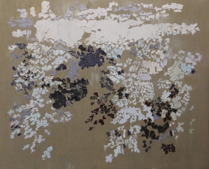 Tumble, 2018 Oil and wax on linen&nbsp;