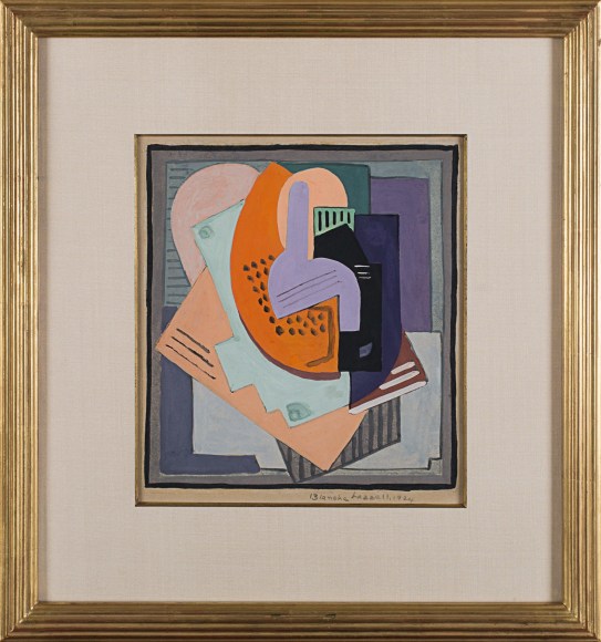 Blanche Lazzell Abstract Composition, 1924