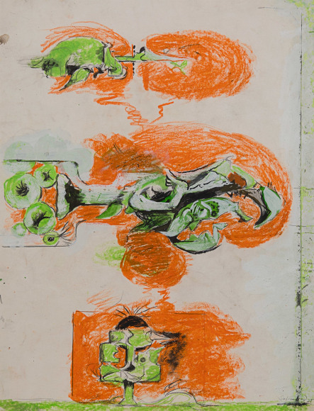 Graham Sutherland Study for Firebird, 1975