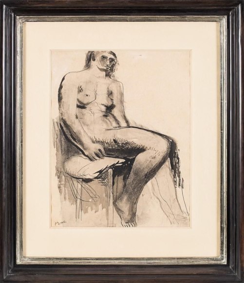 Henry&nbsp;Moore Seated Nude, 1929