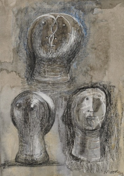 Henry Moore Three Heads, 1979