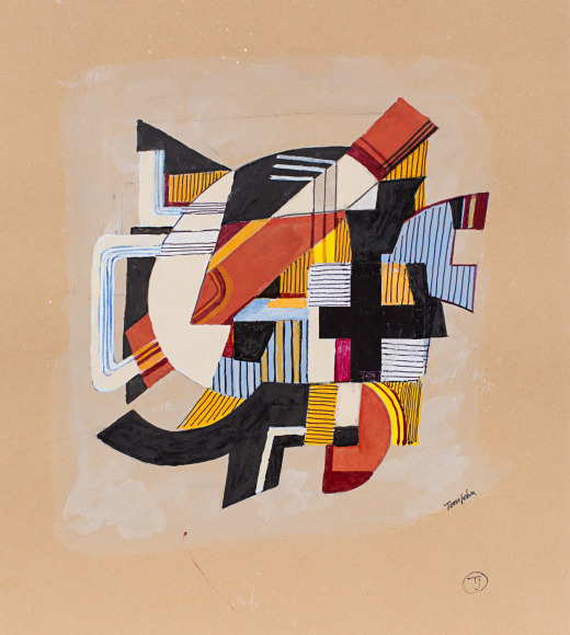 Untitled, 2017, Gouache on paper