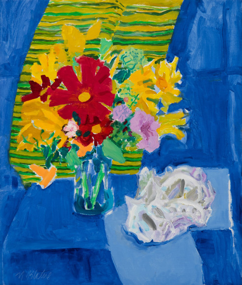 Nell Blaine Blue Cloth, 1980