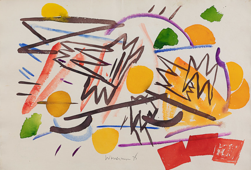 Untitled, 1975 Watercolor on paper