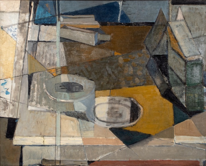 Abstraction cubiste Oil on canvas