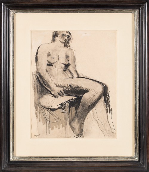 Henry&nbsp;Moore Seated Nude, 1929