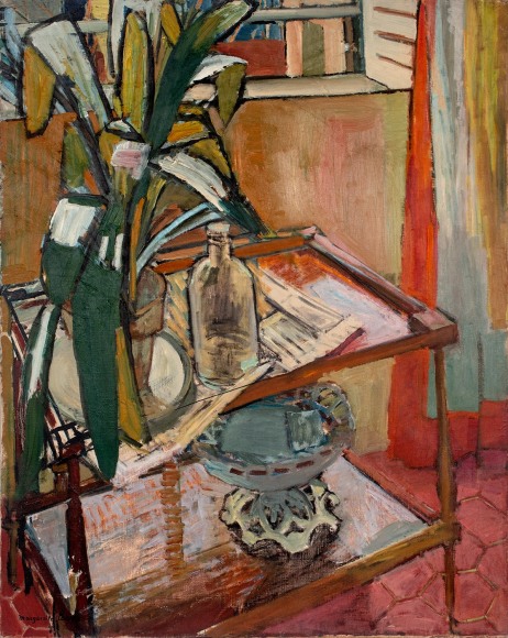 Table basse et compotier