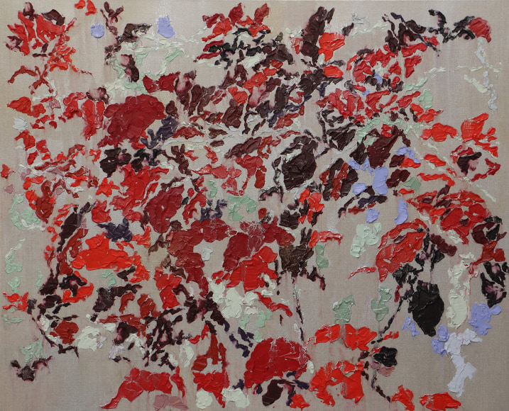 Glisten, 2018 Oil and wax on linen