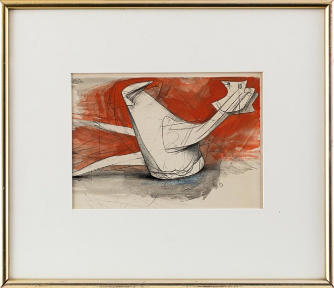 Bernard Meadows Two Fallen Birds, 1960