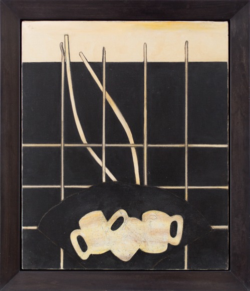 Prunella Clough Still Life with Mugs, 1988