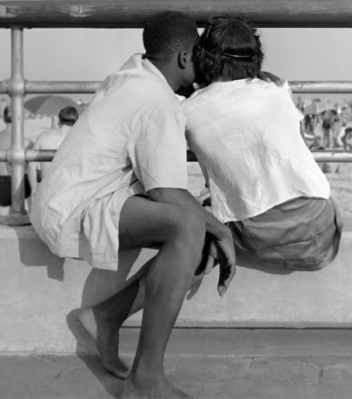 Orchard Beach, 1946, gelatin silver print