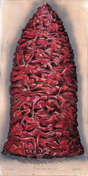 Robert Arneson, Study for "MXed", 1985