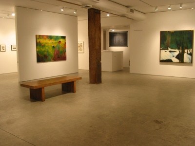 Installation view, Elmer Bischoff, Figurative Paintings: 1953-1966, George Adams Gallery, New York, 2010.