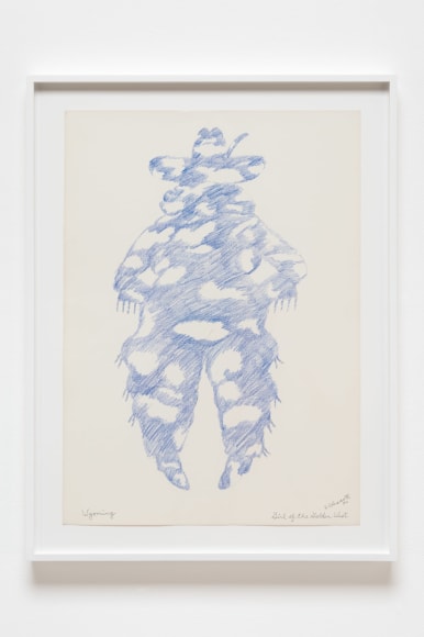 Robert Colescott  Girl of the Golden West - Wyoming  1980