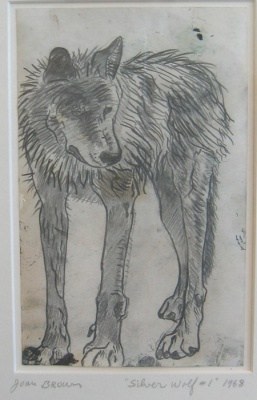 Joan Brown 'Silver Wolf,' 1968