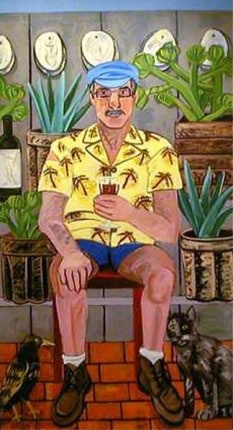 Joan Brown The Colonel in the Garden of Allah