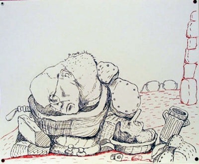 Enrique Chagoya Poor George (After P.G.)#12, 2004