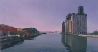 Andrew Lenaghan View of Henry St. Basin, Red Hook, Brooklyn, 1998