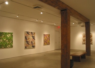 Installation view, Alain Vaes: New Paintings, George Adams Gallery, New York, 2011.