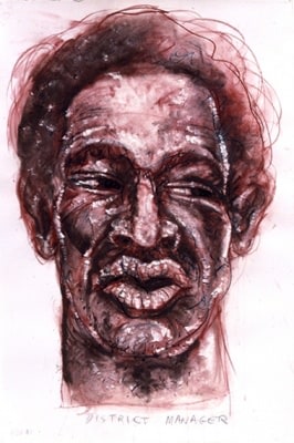 Robert Arneson 'District Manager,' 1988