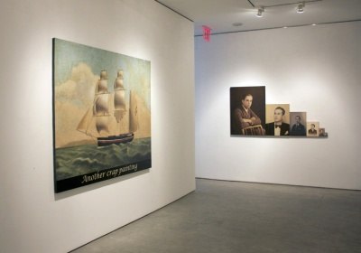 Installation view, Lino Lago, Ciao Bella,​ George Adams Gallery, New York, 2012.