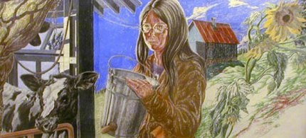 Jack Beal Joy Hutton Triptych