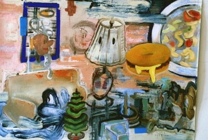 Stuart Diamond Interior with Christmas Tree, 2008
