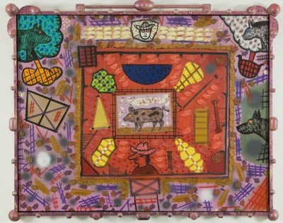 Roy De Forest 'Hog Farm,' 2001