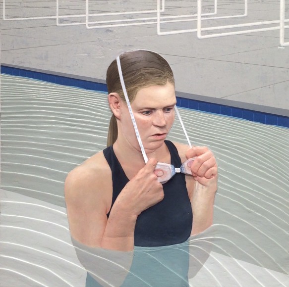 Swimmer with Goggles