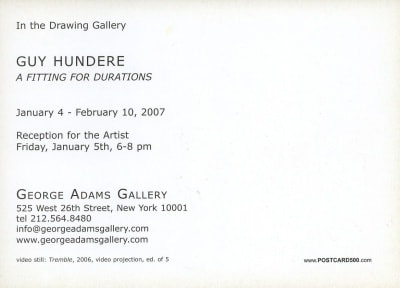 Guy Hundere Show Announcement (continued)