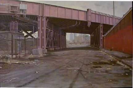Andrew Lenaghan View Under RR Bridge off 135th St. Exit