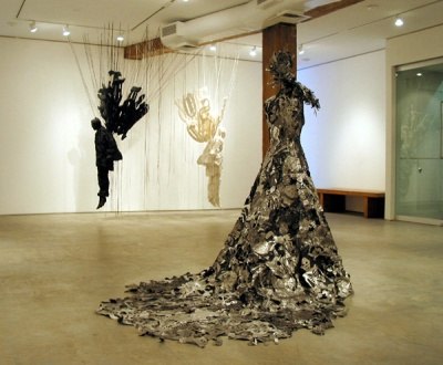 Lesley Dill Exhibition Installation