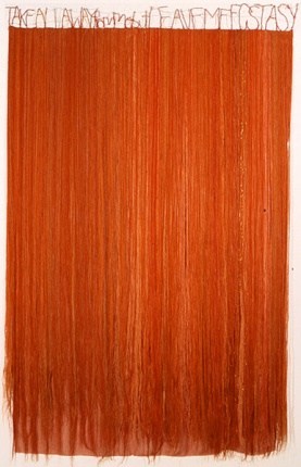 Lesley Dill Red Thread Fall