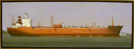 Andrew Lenaghan 2nd Orange Tanker in Bay, 1998