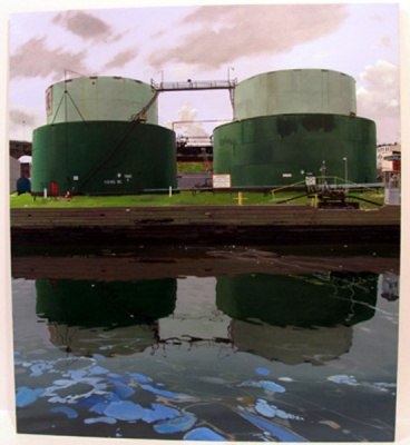 Andrew Lenaghan Bayside Tanks, Gowanus Canal, 2004