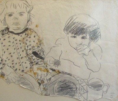 Joan Brown 'Ruby + Noel,' 1965