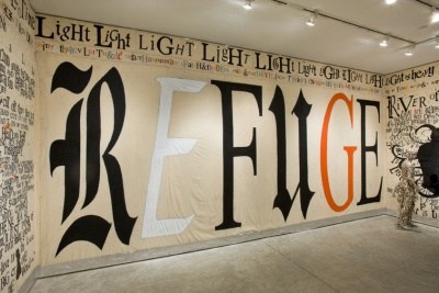 Lesley Dill Faith & the Devil Installation View, 2011 - 2012