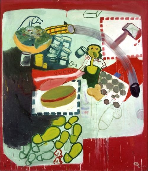 Peter Saul, Icebox #3, 1961