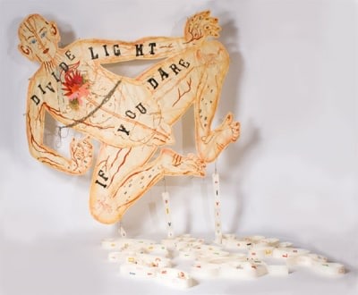 Lesley Dill Divide Light (Healing Man), 2006