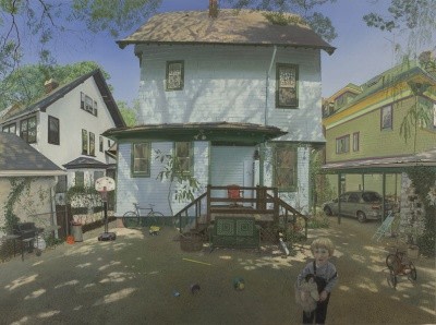 Andrew Lenaghan Charlie in the Backyard, 2008