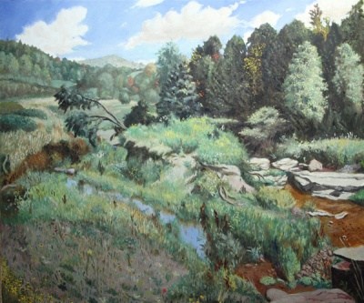 Jack Beal, The Crater, 2007