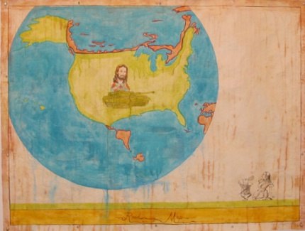 Enrique Chagoya Road Map I (World), 2003