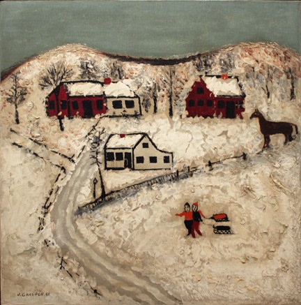 Country Snow Scene