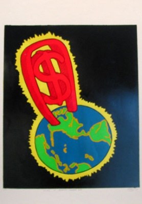 Peter Saul World of America #1, 1967