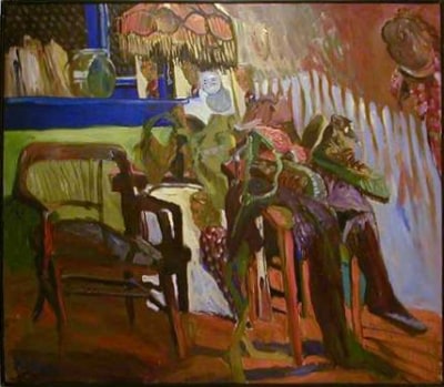 Jack Beal Interior with Waders, 1964