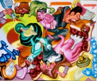 Peter Saul Lunch