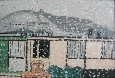 Joan Brown 'San Francisco in Snow,' 1976