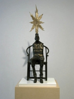 Lesley Dill 'Seated Man with Star,' 2010