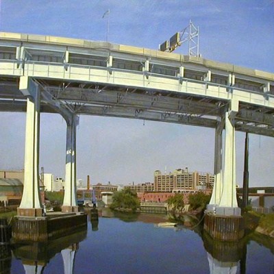 Andrew Lenaghan LIE Overpass from Borden Avenue, Hunters Point, Queens