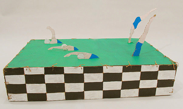 Joan Brown, Swimmers, 1974